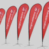Tear Drop Flags